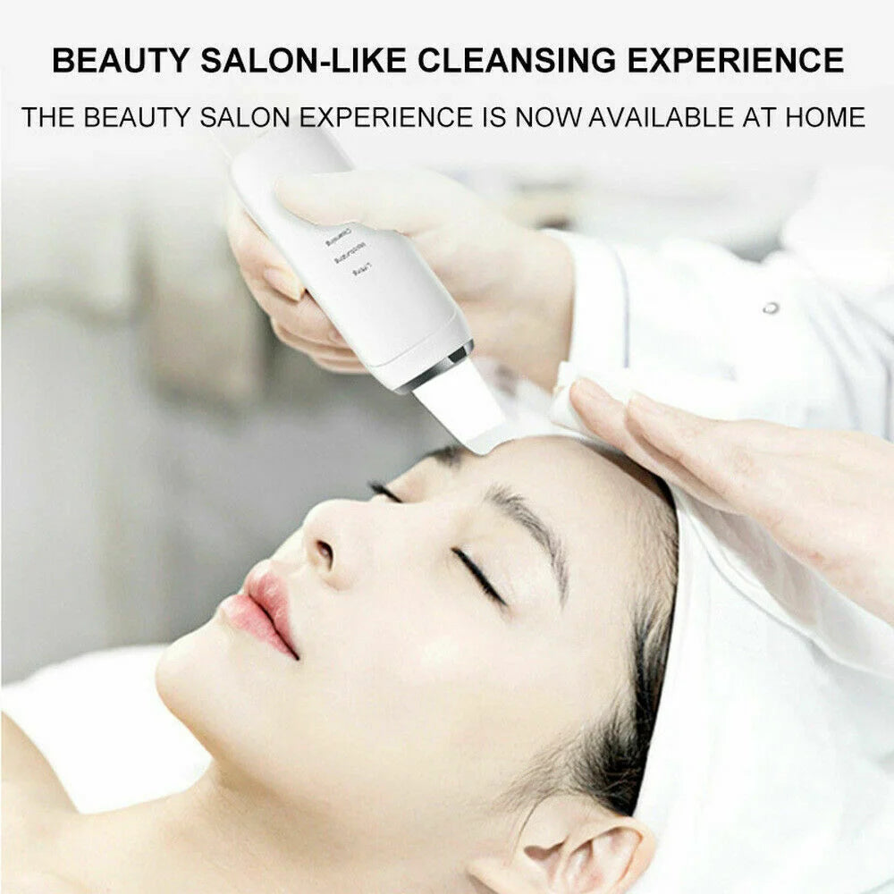 Ultrasonic Skin Scrubber Face Spatula Blackhead Remover Shovel Clean Scrubber Vibration Facial lifting Facial Iifting Skin Care